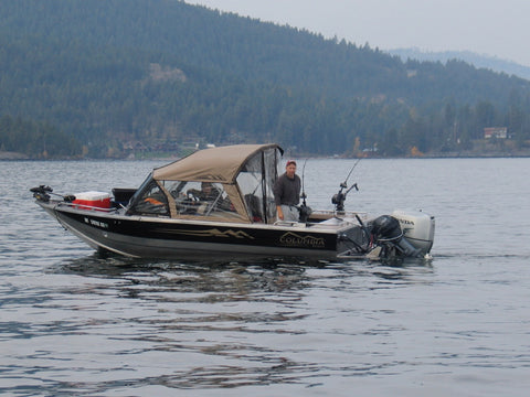 MONTANA LIVING — Jason Mahlen leads 2018 spring Mack Days on Flathead Lake as the event enters its final two weeks. Angler Mike Benson, nonnative lake trout, bull trout, Flathead Lake fishing report