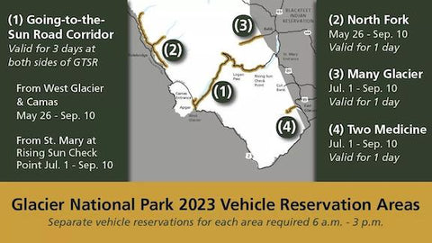 glacier national park vehicle reservation system, montana living magazine