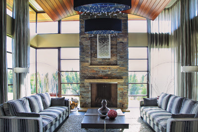 interior, Lyndon Steinmetz Design, Montana Rockworks native stone, Montana's Finest Homes, native stone, Montana Living magazine, David Reese 