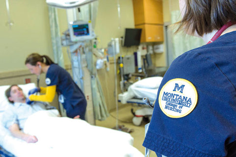 Montana State University’s College of Nursing now offers an associate’s-to-master’s degree program in nursing, which takes five semesters to complete. All courses are taught by College of Nursing faculty, and they are offered using teleconference and video conference so that students may continue to live and work in their home communities. MSU photo by Kelly Gorham.