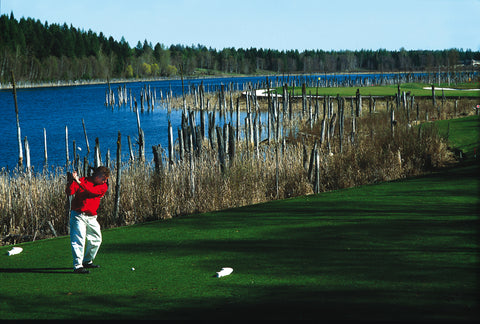 whitefish lake golf course, montana golf courses, montana living magazine, best places to play golf in montana, sun mountain sports