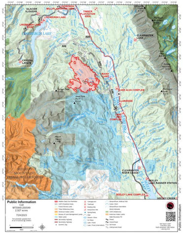 map of colt fire, montana wildfire, colt fire seeley lake, montana living, forest fires