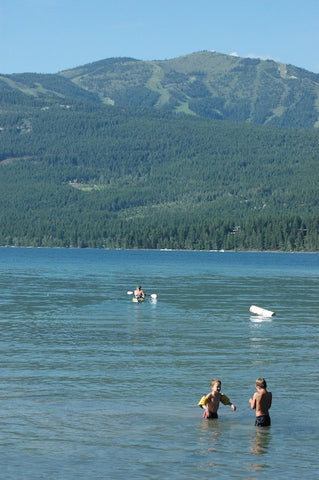 whitefish lake state park, best swimming holes in montana, montana living