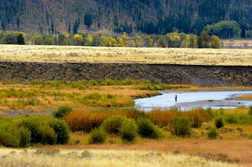 soda butte fishing yellowstone national park, montana living