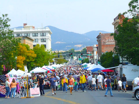 chokecherry festival, downtown lewistown montana, montana living magazine, best small towns in montana, snowy mountains range