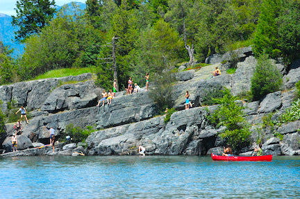 wayfarers state park bigfork flathead swimming holes, best beaches in montana, montana living