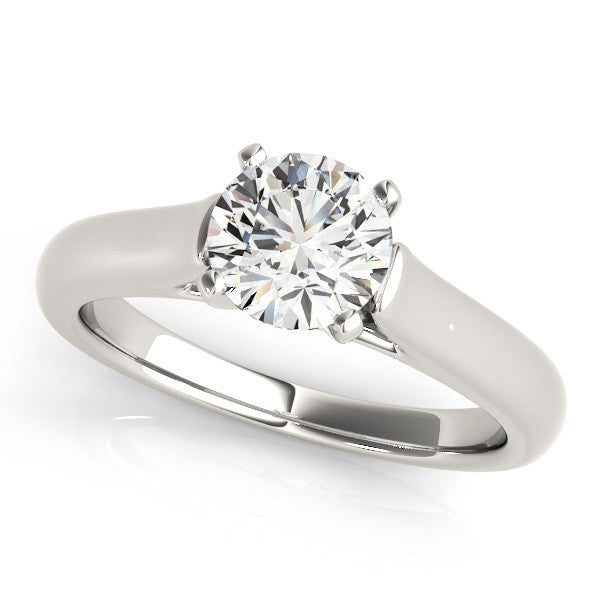 One Carat Solitaire Engagement Ring - Paula – Moissanite Rings