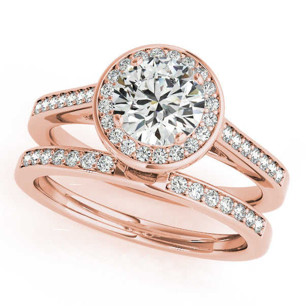 1.5 Ct. Moissanite Wedding Set Engagement Ring and Wedding Band- Toni ...