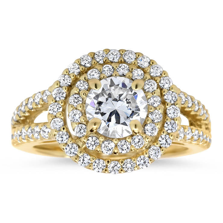 Donatella Moissanite Ring