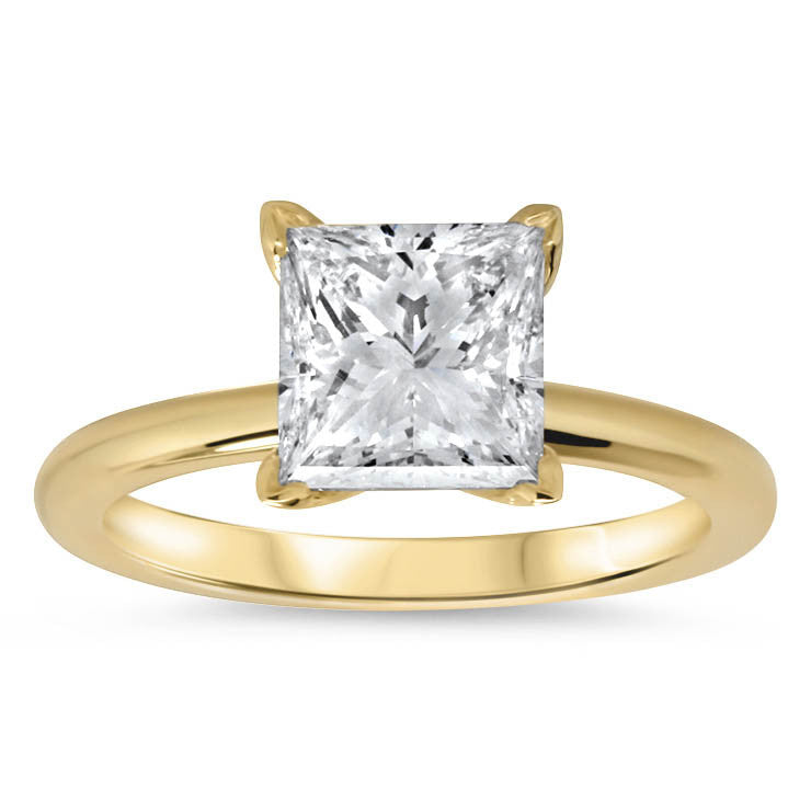 Forever One Princess Cut Solitaire Engagement Ring - June