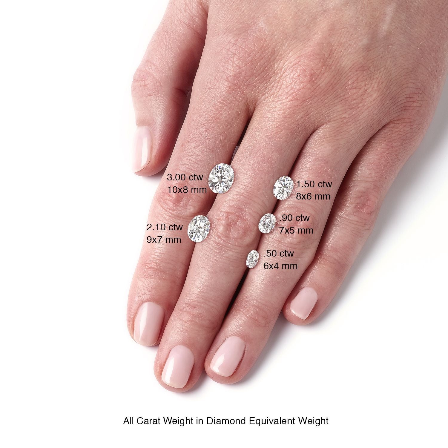 oval moissanite engagement rings