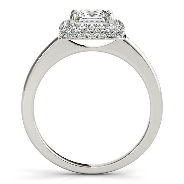 2.50Ct Radiant Cut CZ Halo Engagement Wedding Ring 925 Sterling Silver |  eBay