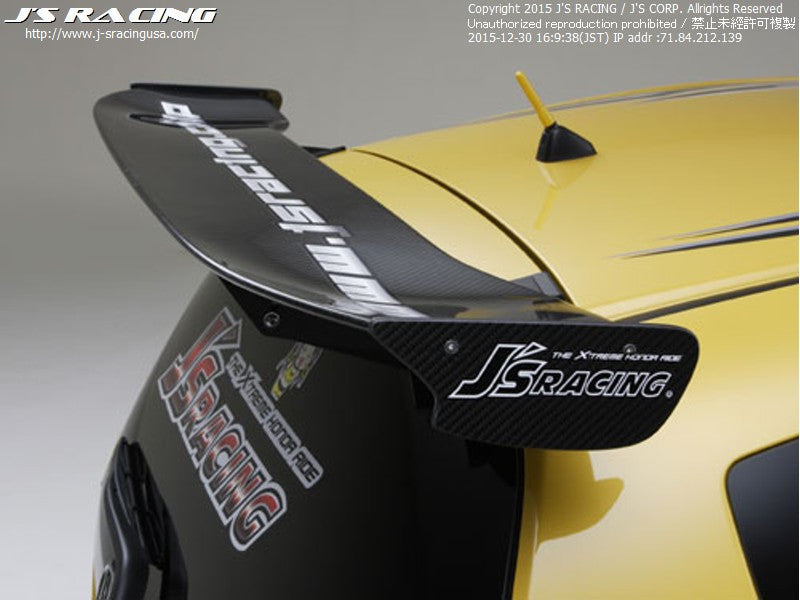 Ju0027s Racing 3D Wet Carbon GT Wings - 01-14 Fit (GD/GE)