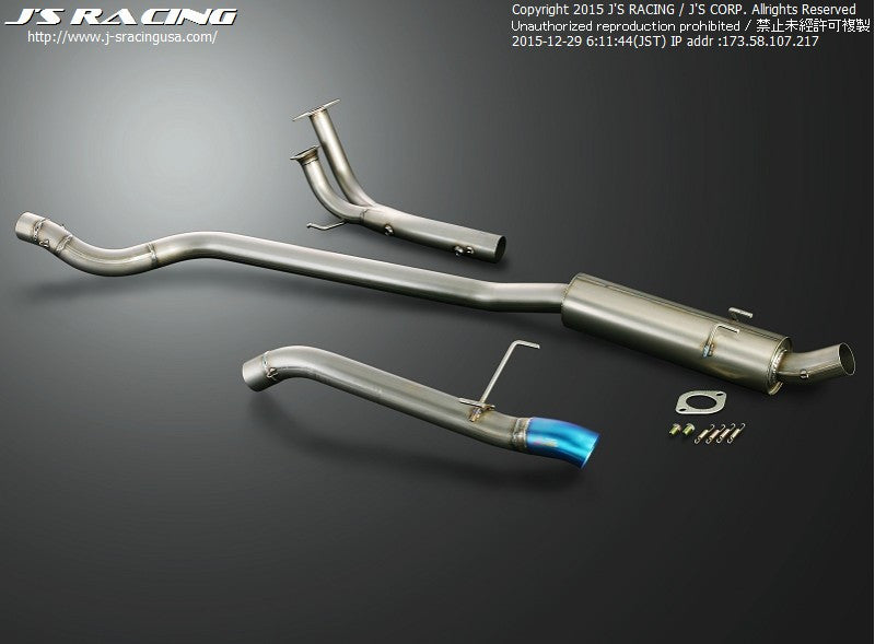 J S Racing Titanium Fx Pro Exhaust Systems 02 06 Rsx Dc5