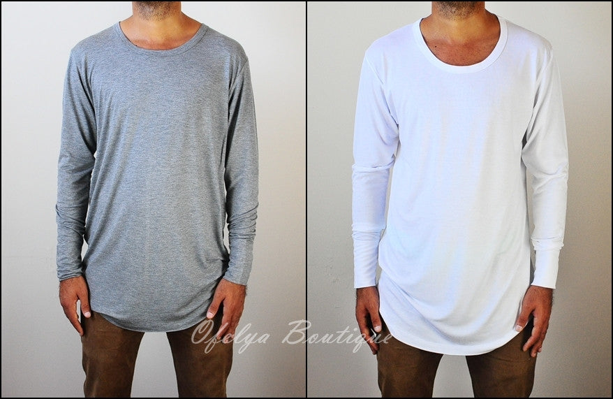 long sleeve extended tee