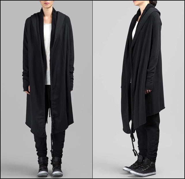 Mens long clearance black cardigan