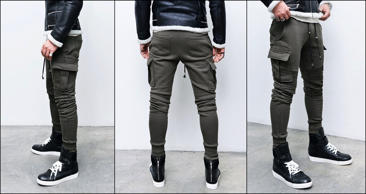 mens cuffed sweatpants