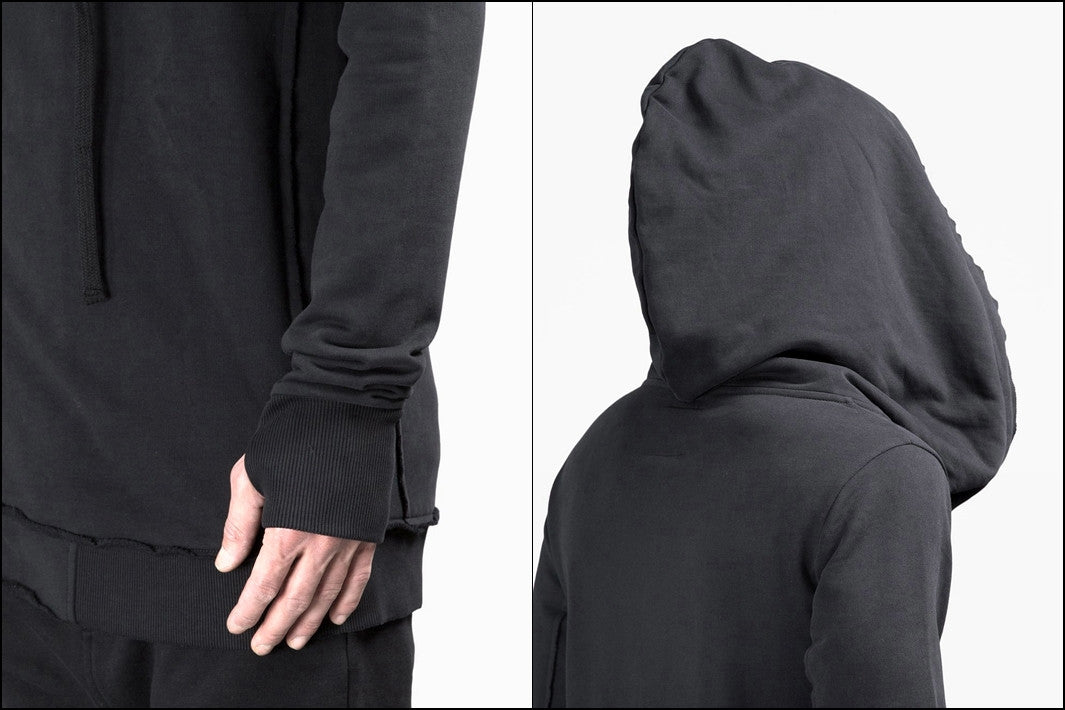 sweatshirt with large hood