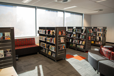 Library, seats, educational furniture, soft furniture, lounge