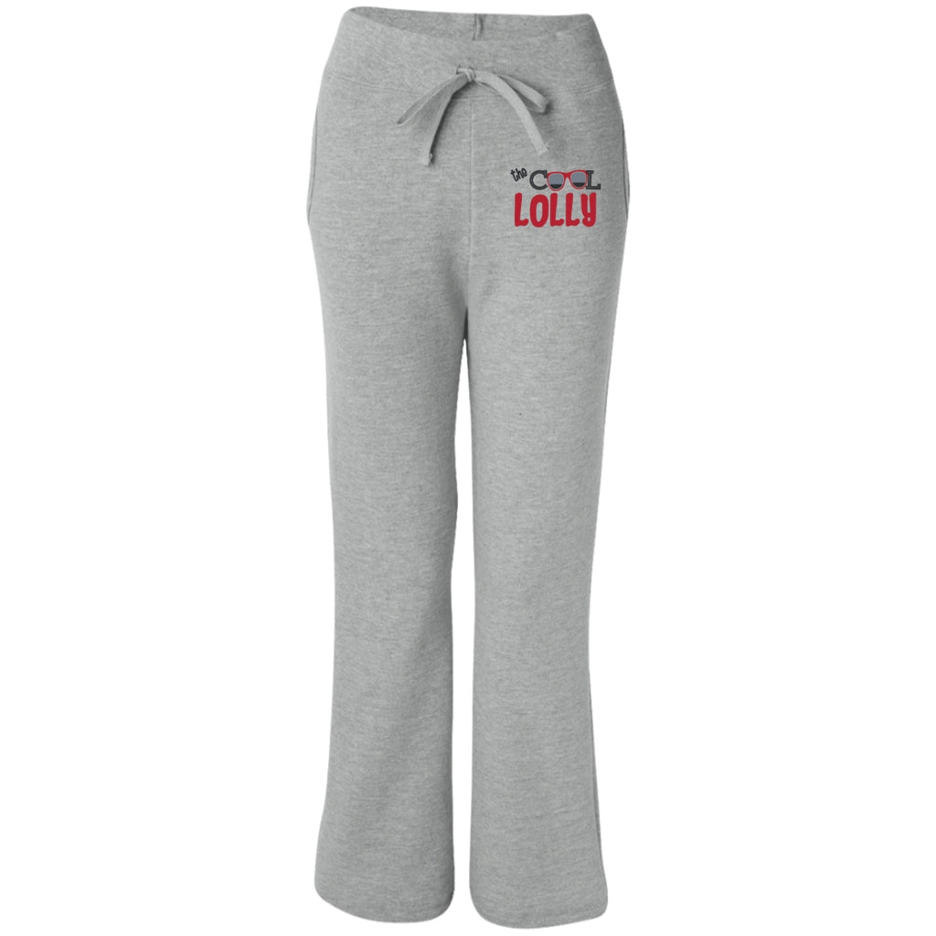 women's open leg sweatpants