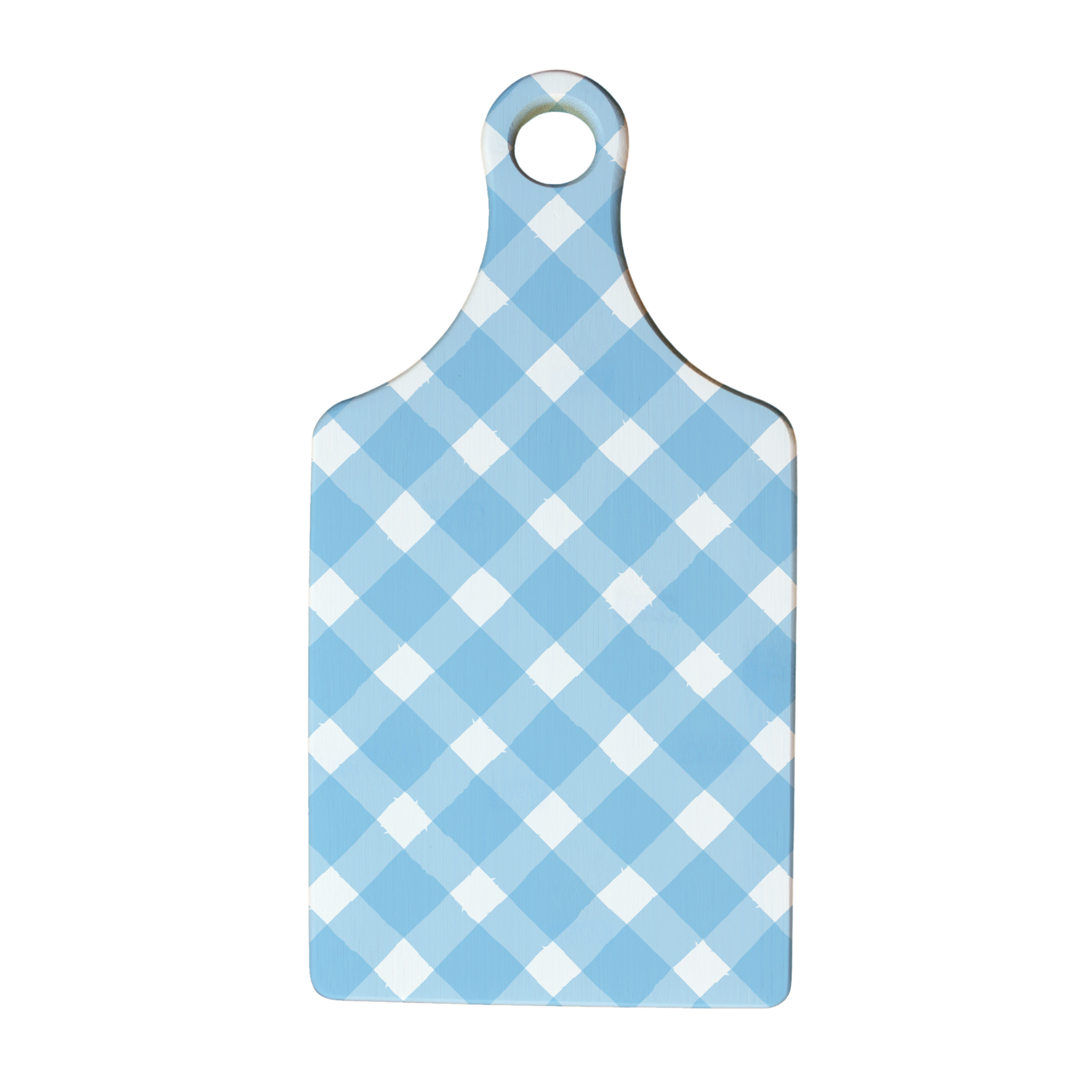 Serving Board w/Handle - Gingham Blue - CB Studio product image