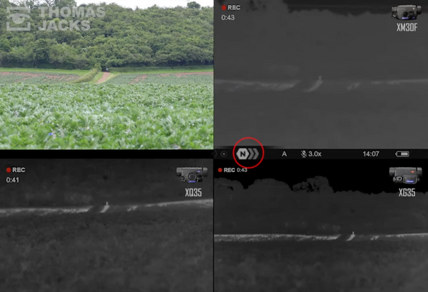 Pulsar thermal XG35 comparison