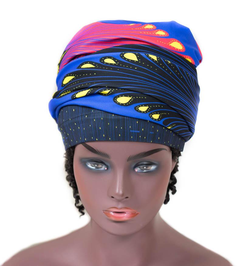 Tubular Stretch headwrap | African Head wraps / Plume Stretch SHT03 ...