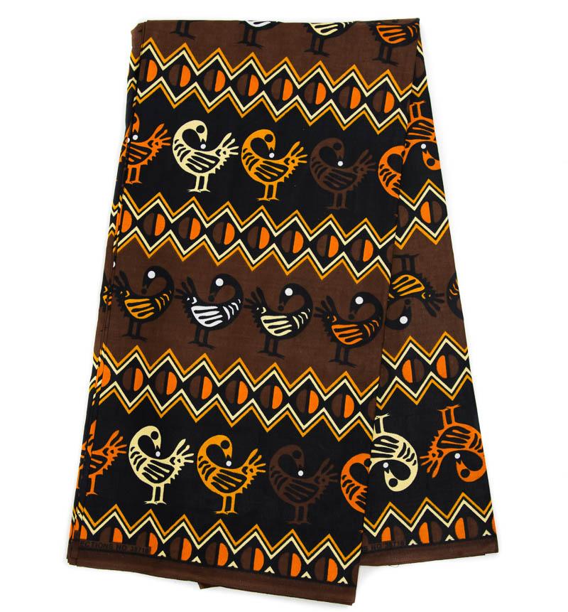 Brown African Fabric Authentic Sankofa Adinkra Ankara Fabric Wp1555 Tess World Designs 