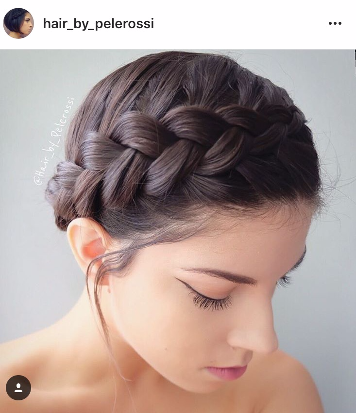 Elegantly Braided Glamour Hairstyles Womens Clothing And