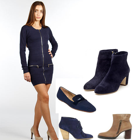 navy dress for daytime events