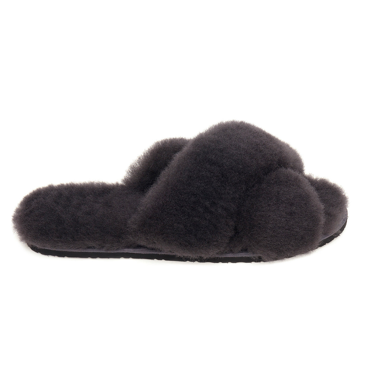 sheepskin slider slippers