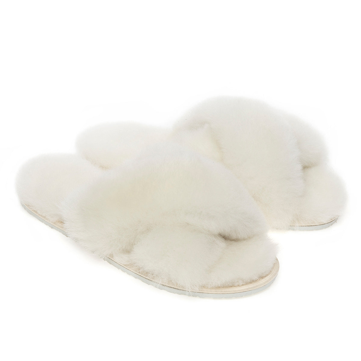 sheepskin slider slippers