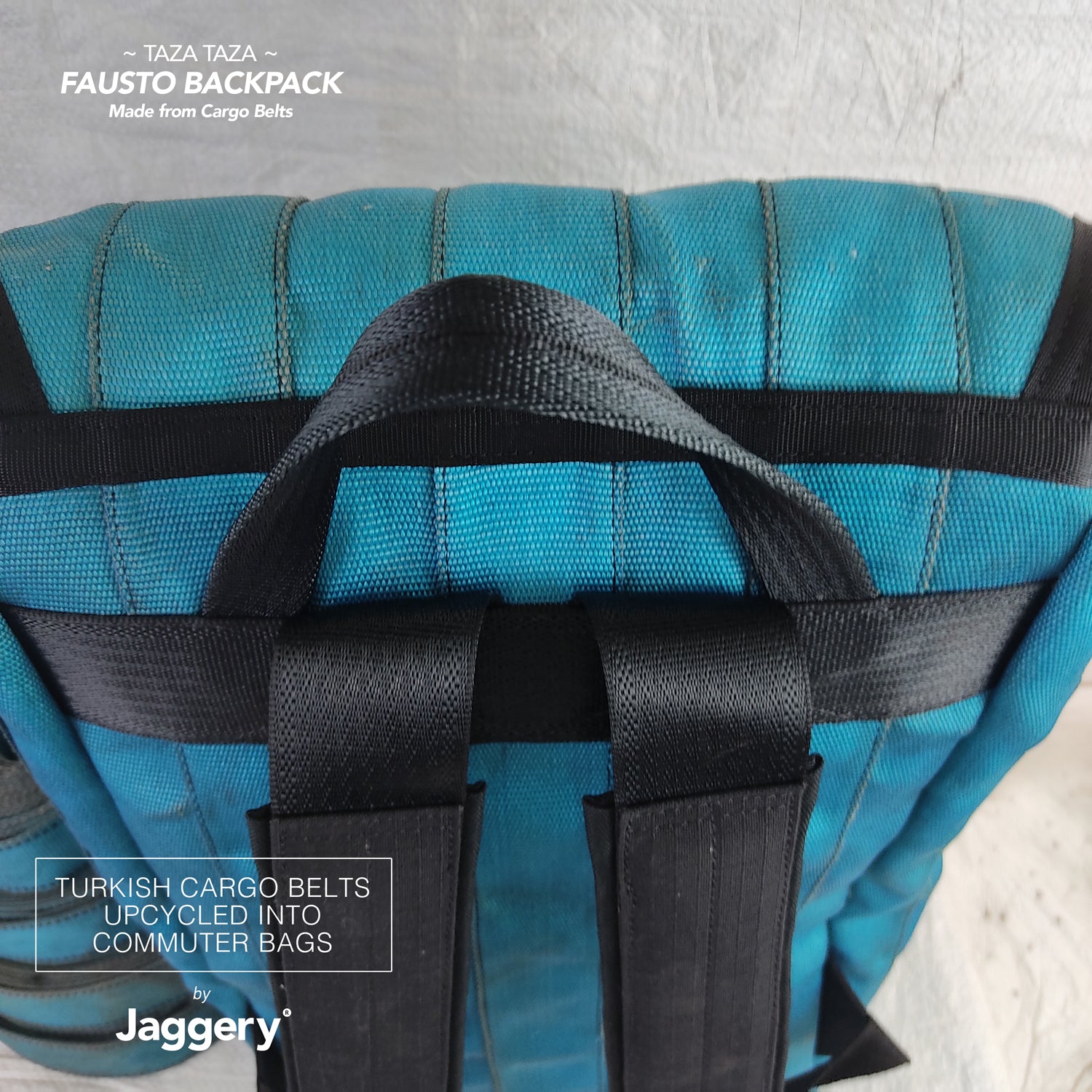 backpack with seat belt straps