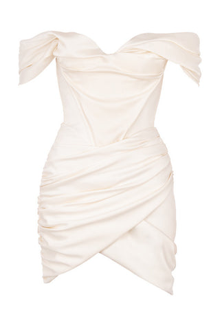 mini white party dress