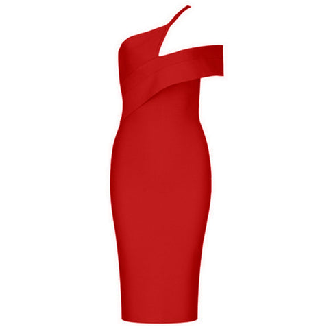 one sleeve asymmetrical dress