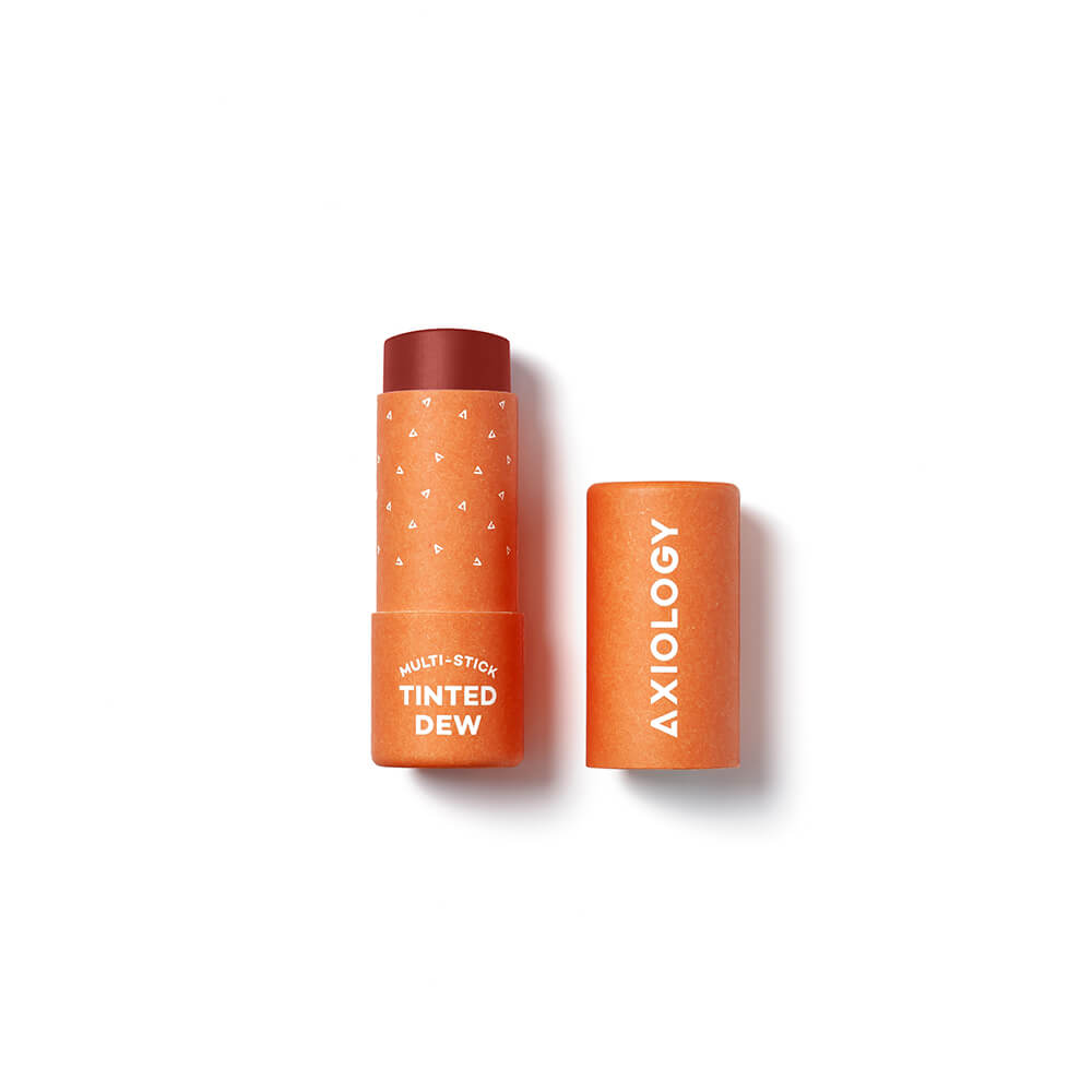 Shop Axiology Vegan Tinted Dew Multistick For Radiant Lips & Cheeks In Strength