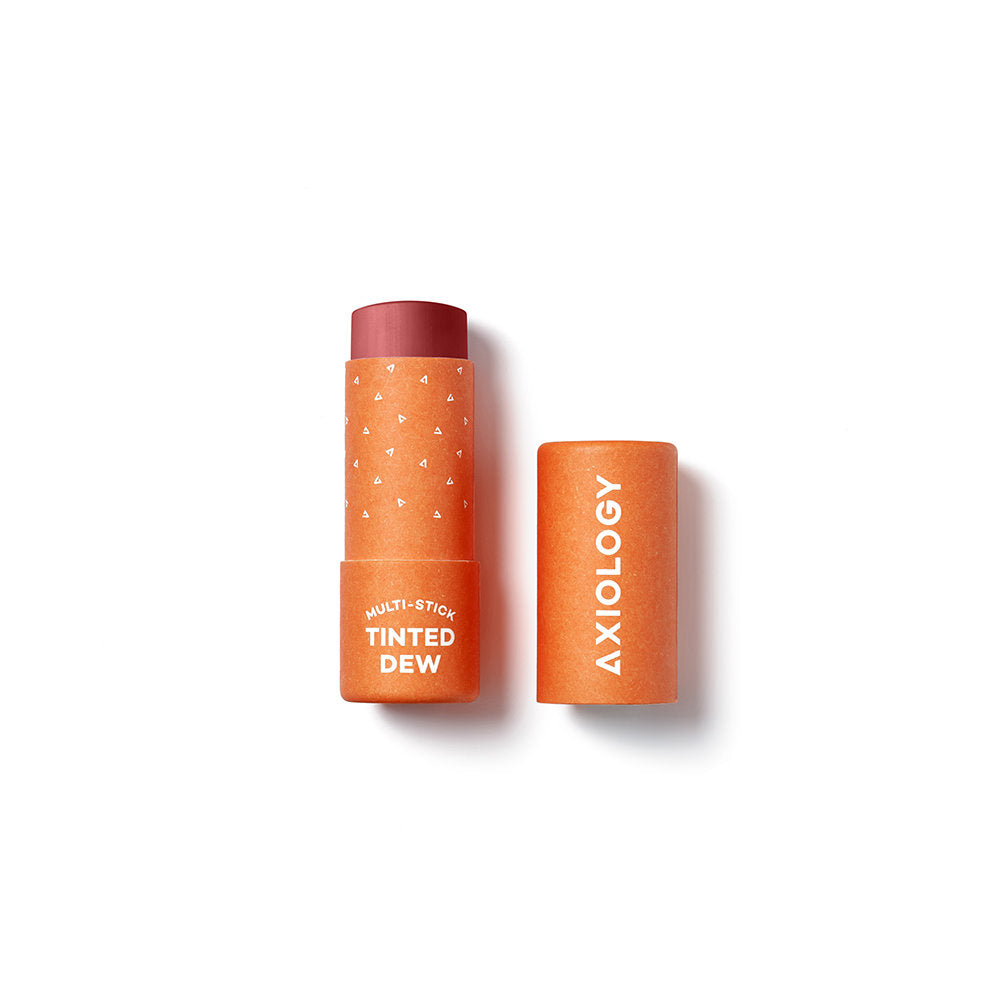 Shop Axiology Vegan Tinted Dew Multistick For Radiant Lips & Cheeks In The Goodness