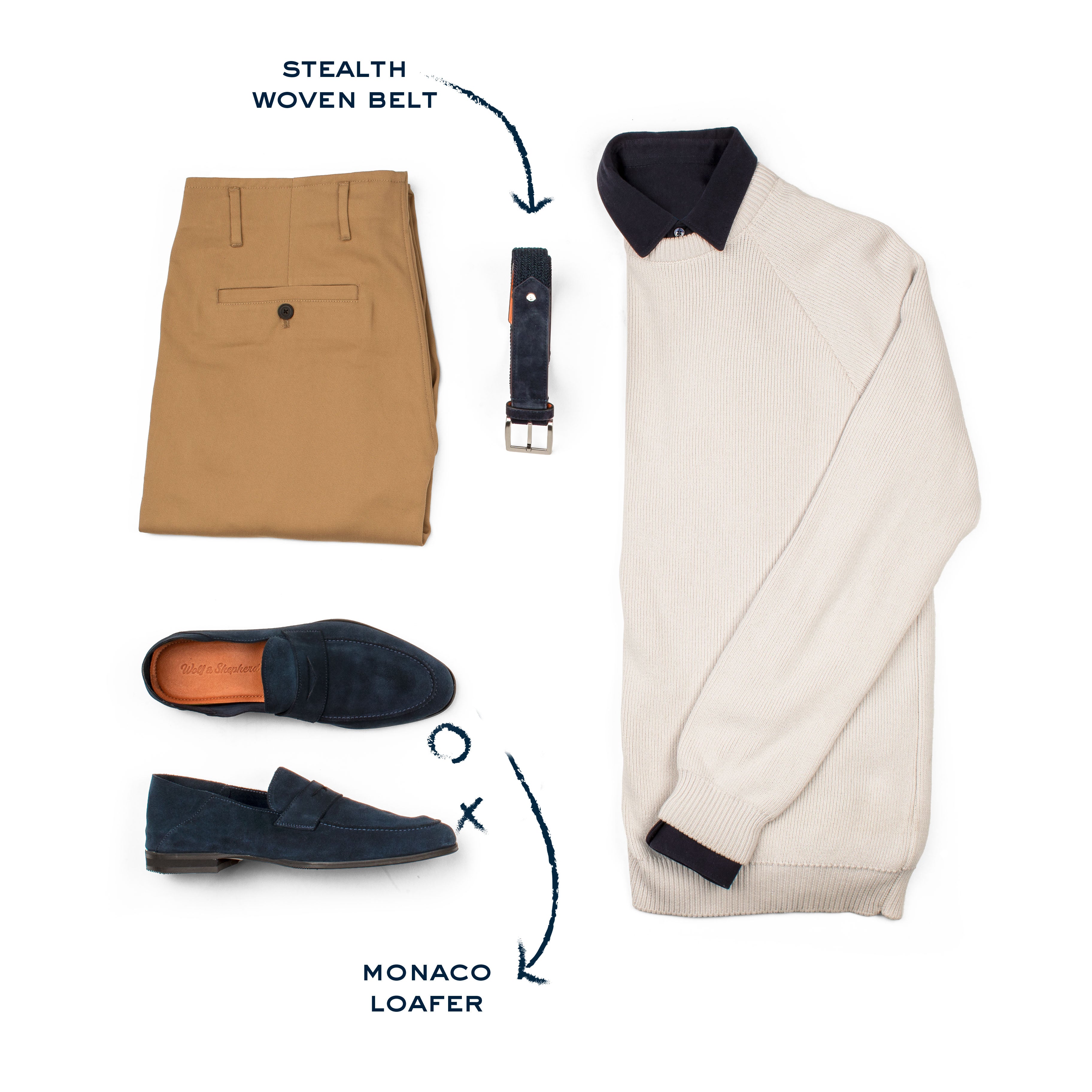 Style Guide - Monaco Loafer -Navy