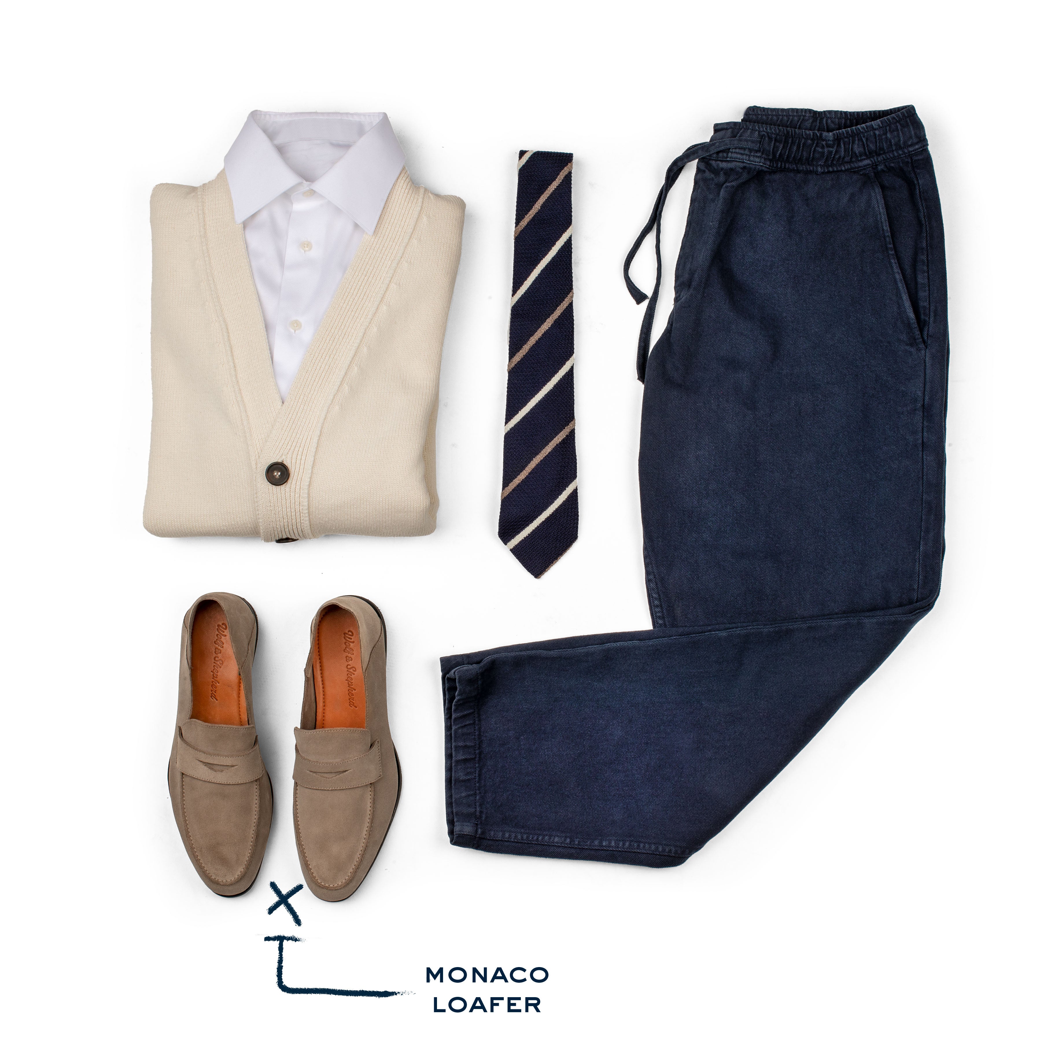 Style Guide - Monaco Loafer - Stone