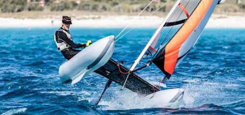 inflatable sailing catamaran