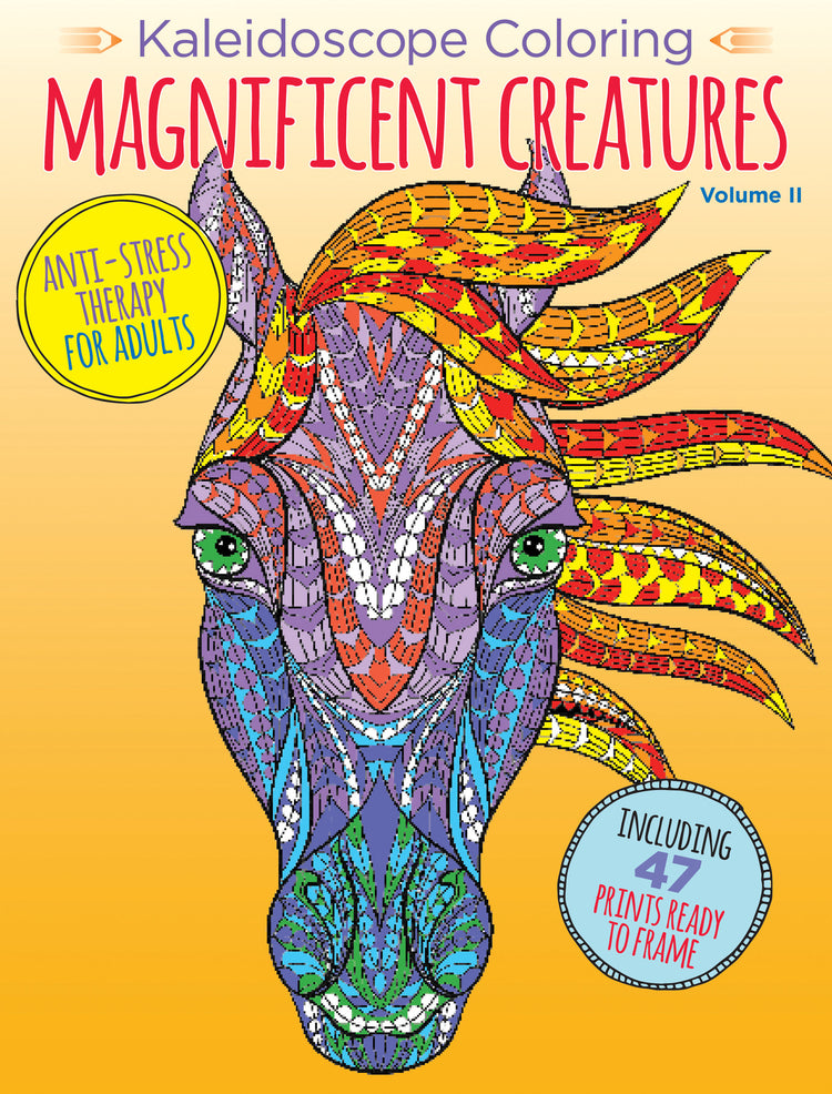Kaleidoscope Coloring: Magnificent Creatures Volume II – Media Lab ...