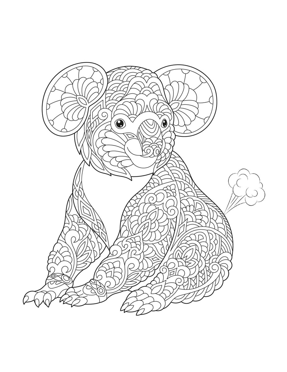 Farting Cats Coloring Book Coloring Pages