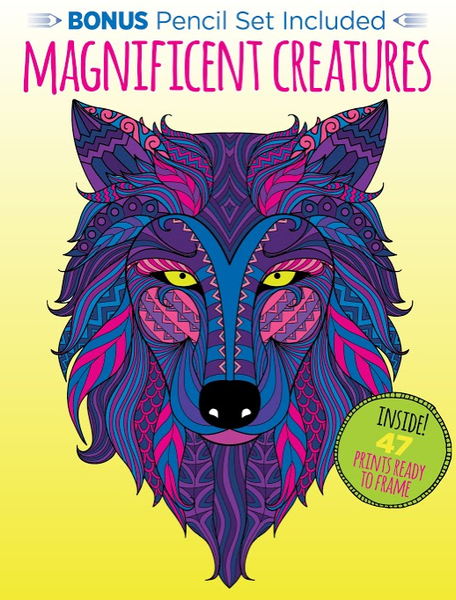 Download Kaleidoscope Coloring: Magnificent Creatures with 12 Pencils! - Media Lab Publishing