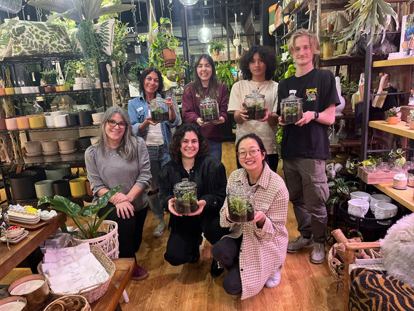 Blackwater Terrarium Workshop San Luis Obispo Class Photo