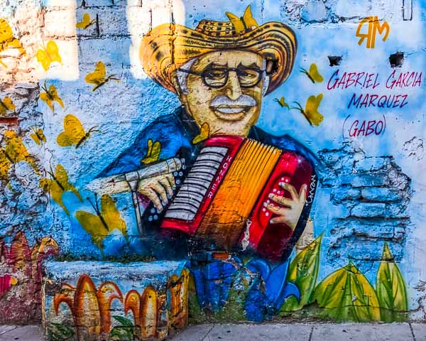 Mural of Gabriel García Márquez