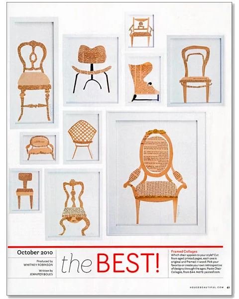 paste framed images feature story cover page in house beautiful magazine the best