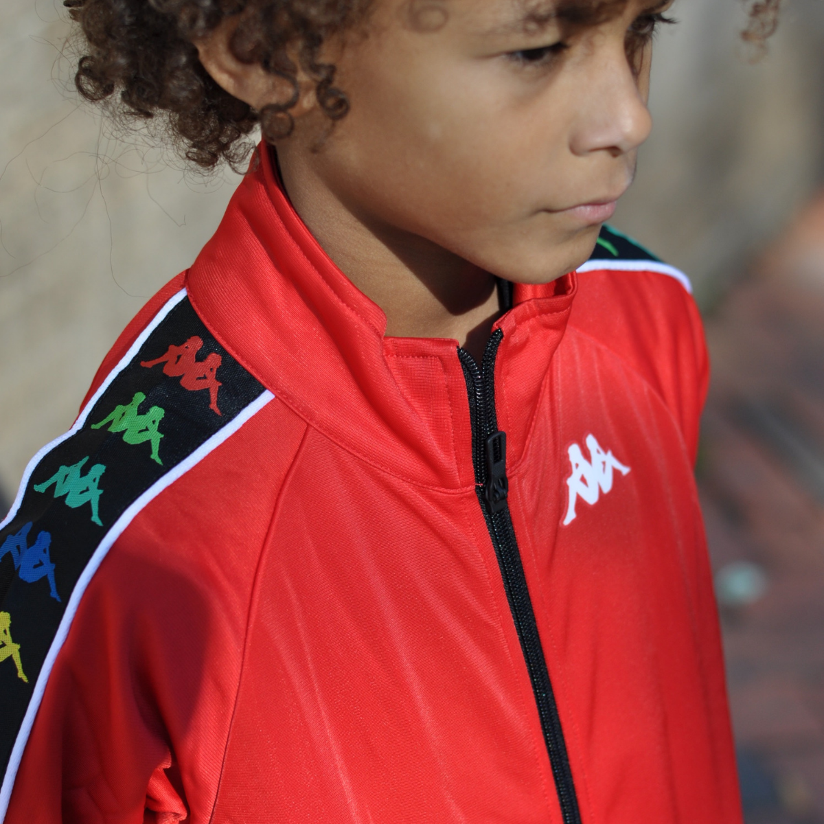 Red boy's Kappa Athletic Track Suit at Little Nomad