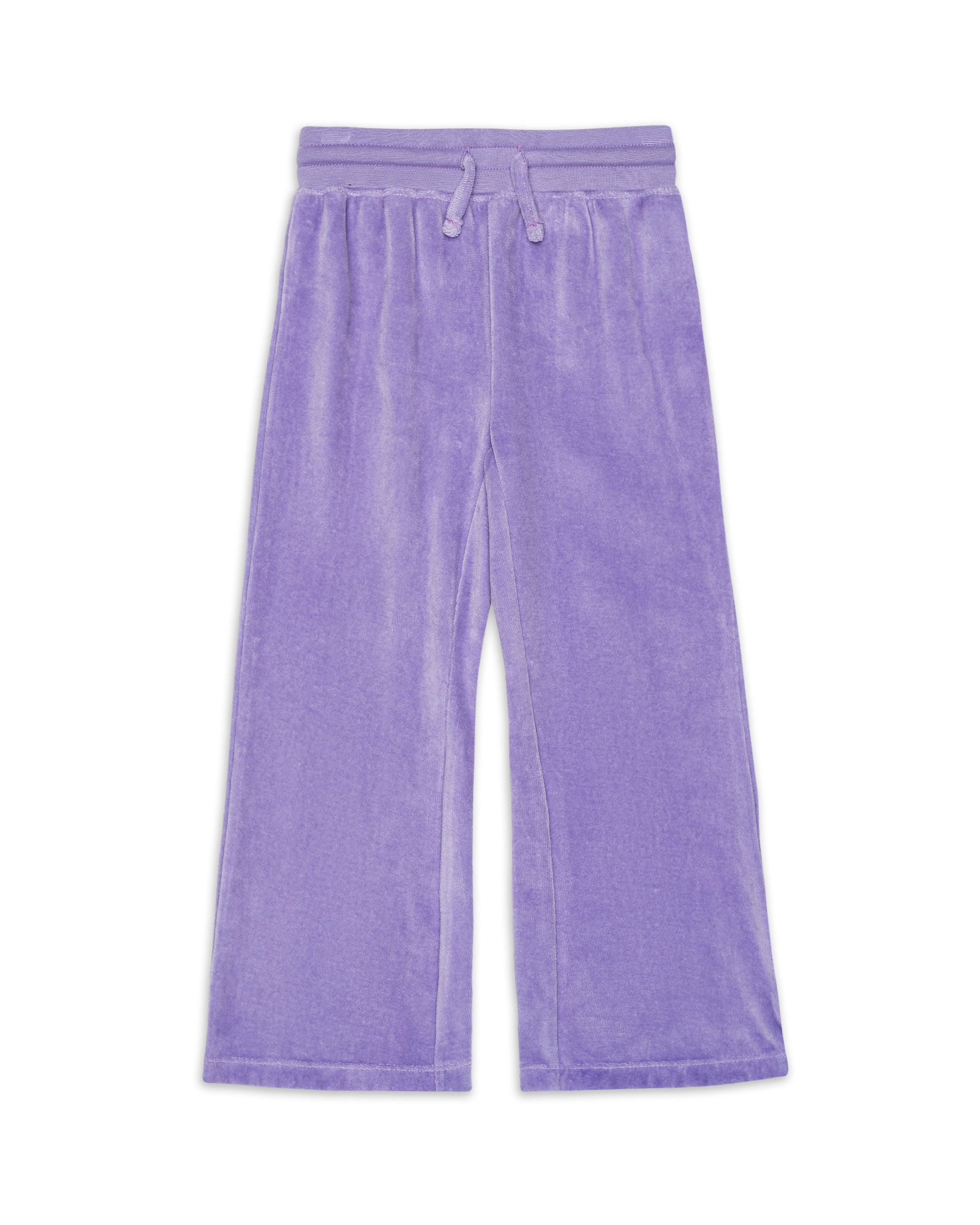 Image of The Organic Velour Wide Leg Pant [Lilac Purple]