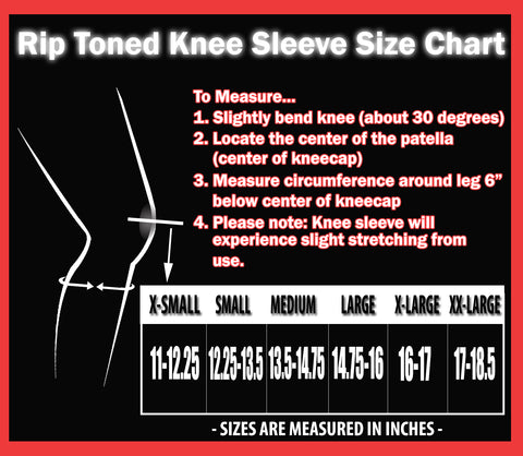 knee sleeves sizing