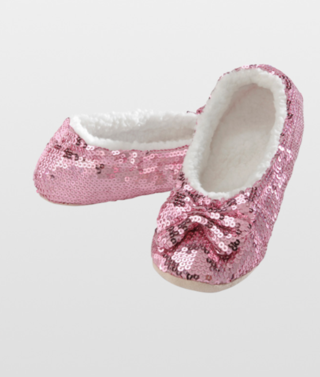 sequin ballerina slippers